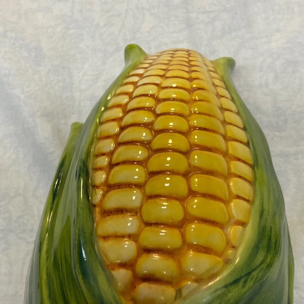 Style-Eyes by Baum Bros Corn‎ Cob Vase Planter Ceramic Farmhouse Decor 6